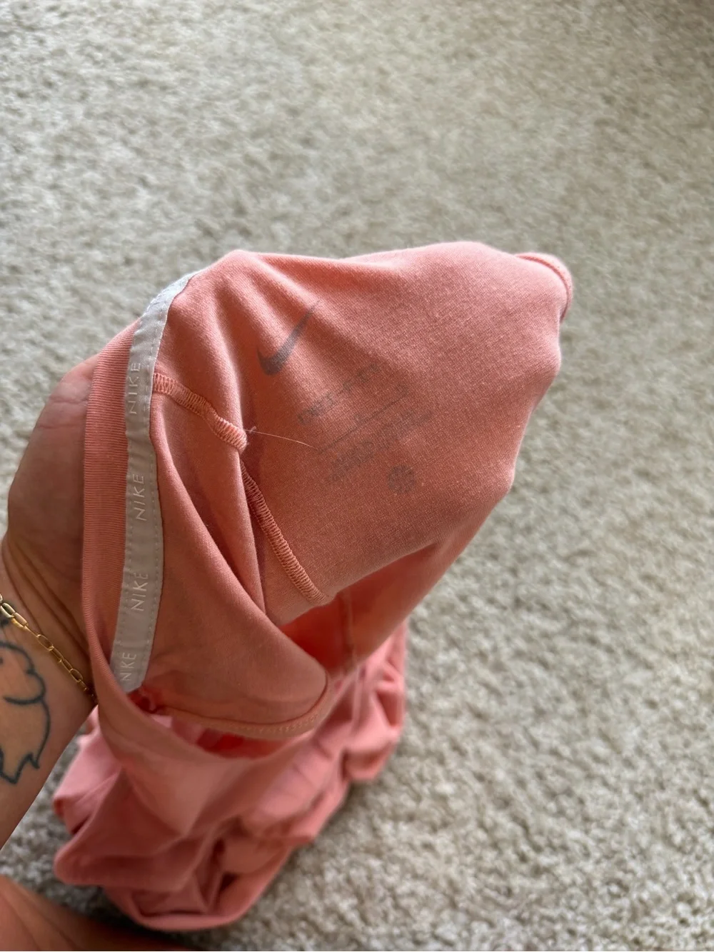 Nike Coral Pink Athletic Tank Top